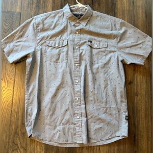 Howler Brothers Pearl Snap Shirt - Feather Pattern